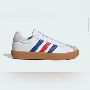 Adidas VL Court 3.0 K Unisex
Sneaker Size 6Y or 7W White Red
Blue